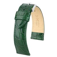 Cinturino Hirsch CROCOGRAIN 16 CROCOGRAIN VERDE 40